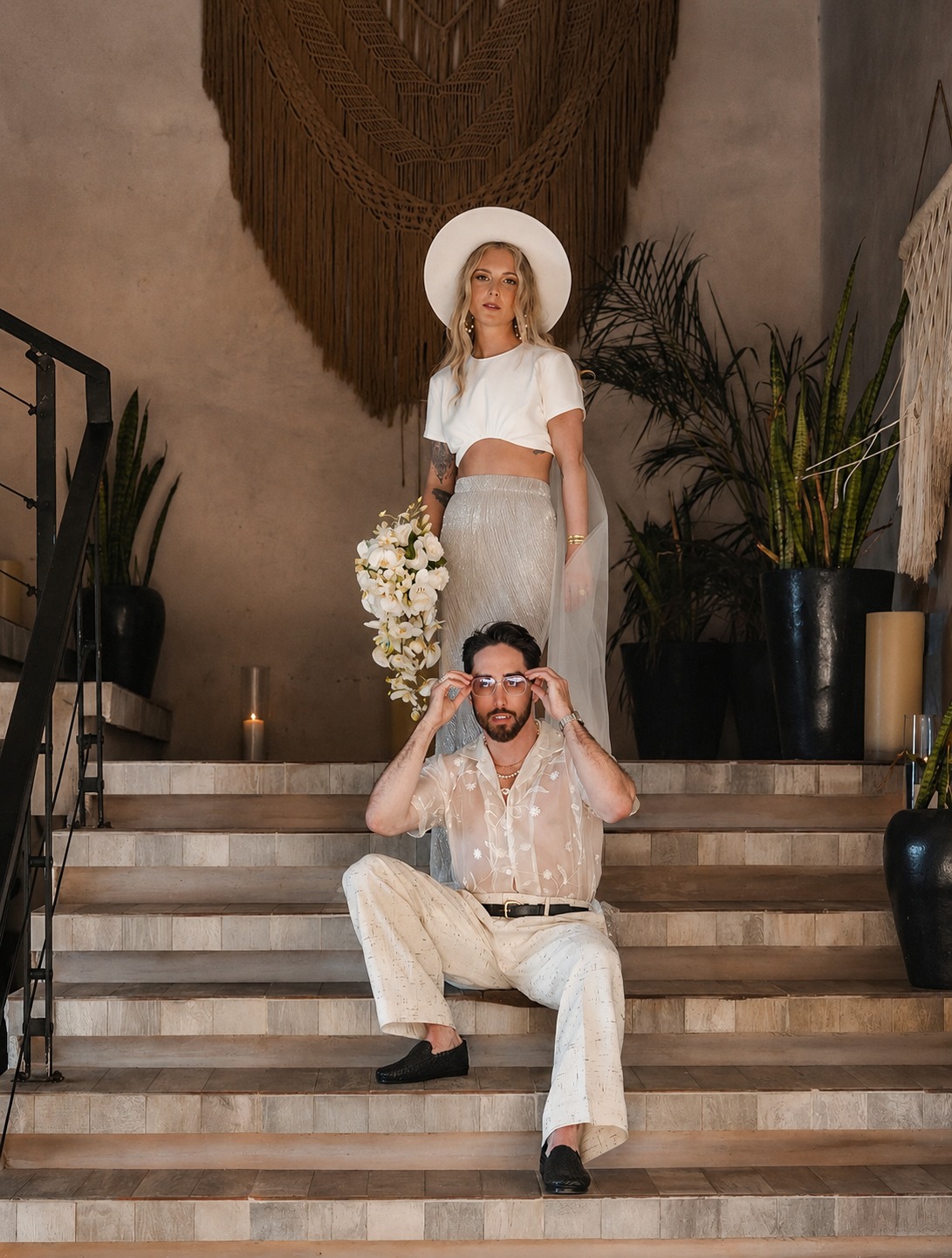 Wedding portrait, editorial - Riviera Maya
