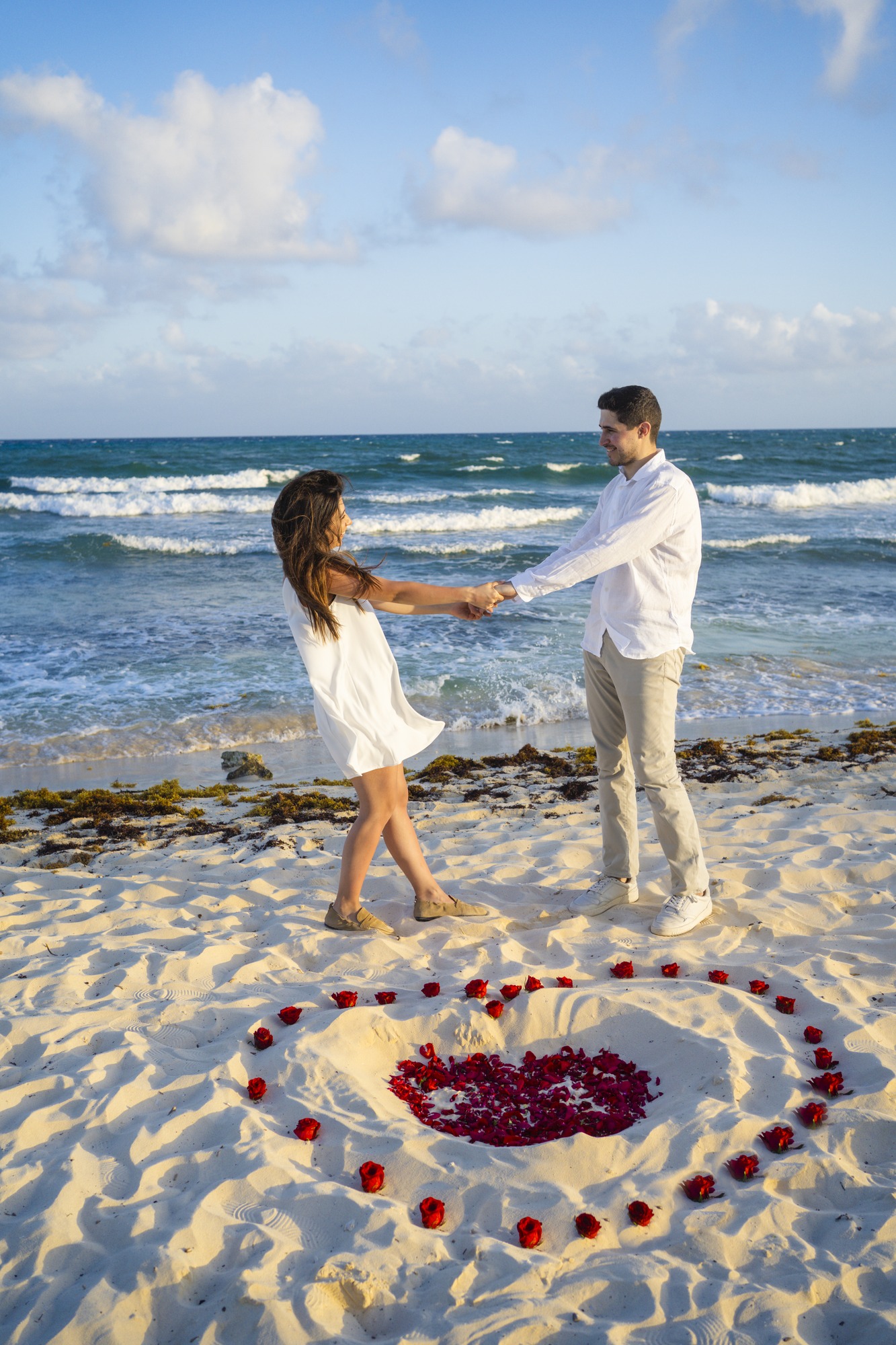Love-story session, Riviera Maya