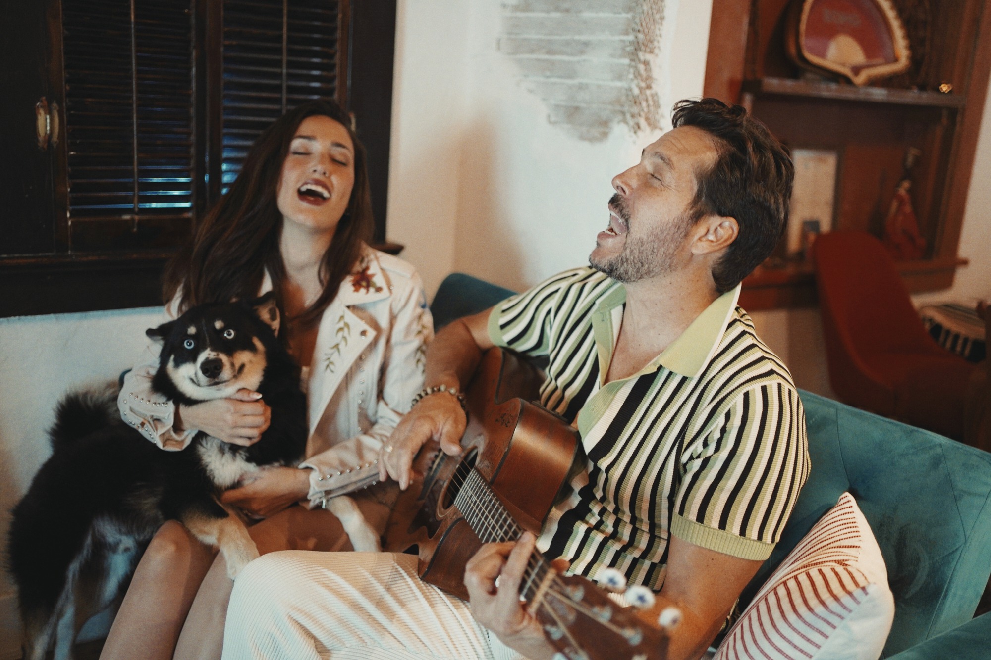 Cinematic film still - love story session, Riviera Maya