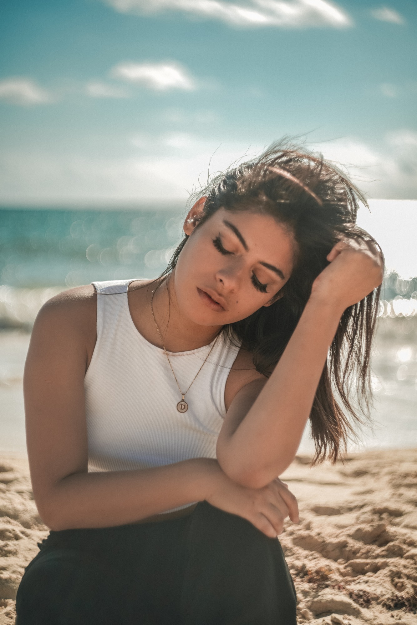 Creative editorial portrait, Riviera Maya