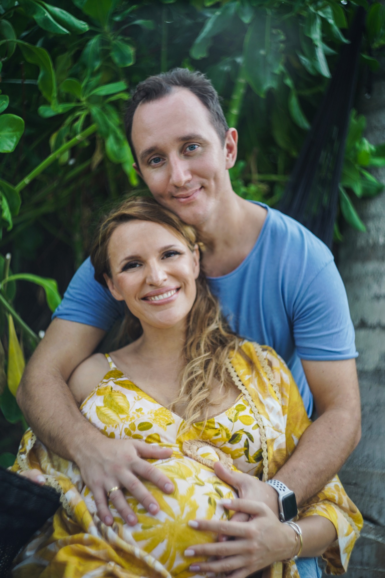 Maternity portrait, Riviera Maya