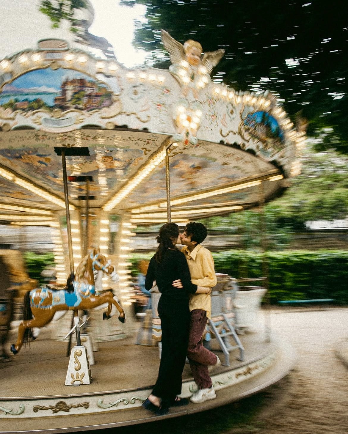 Couple on a destination shoot